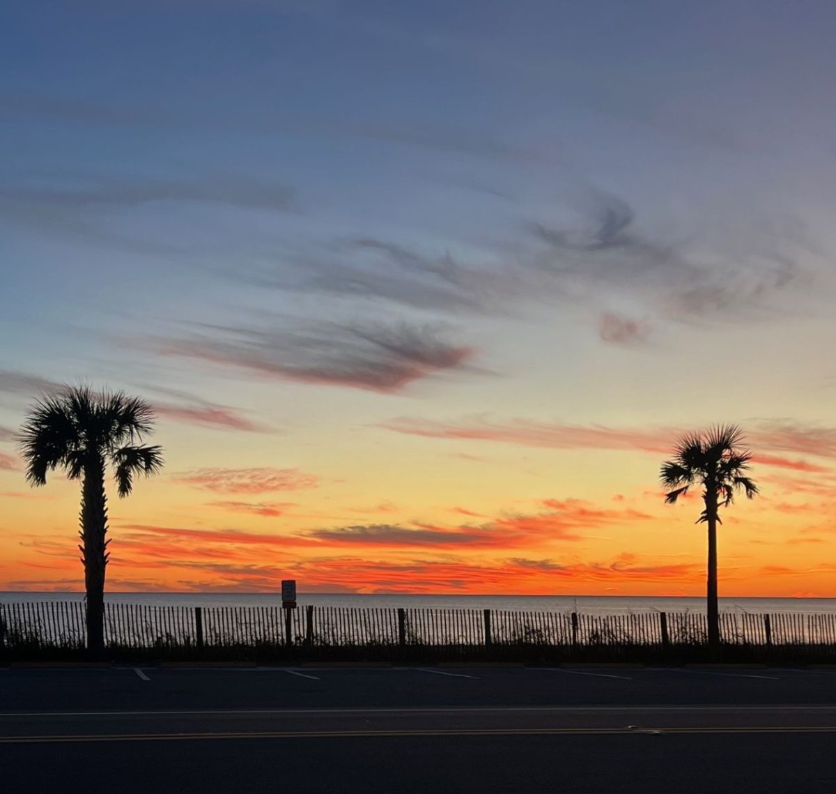 Sunset in Mexico Beach Florida